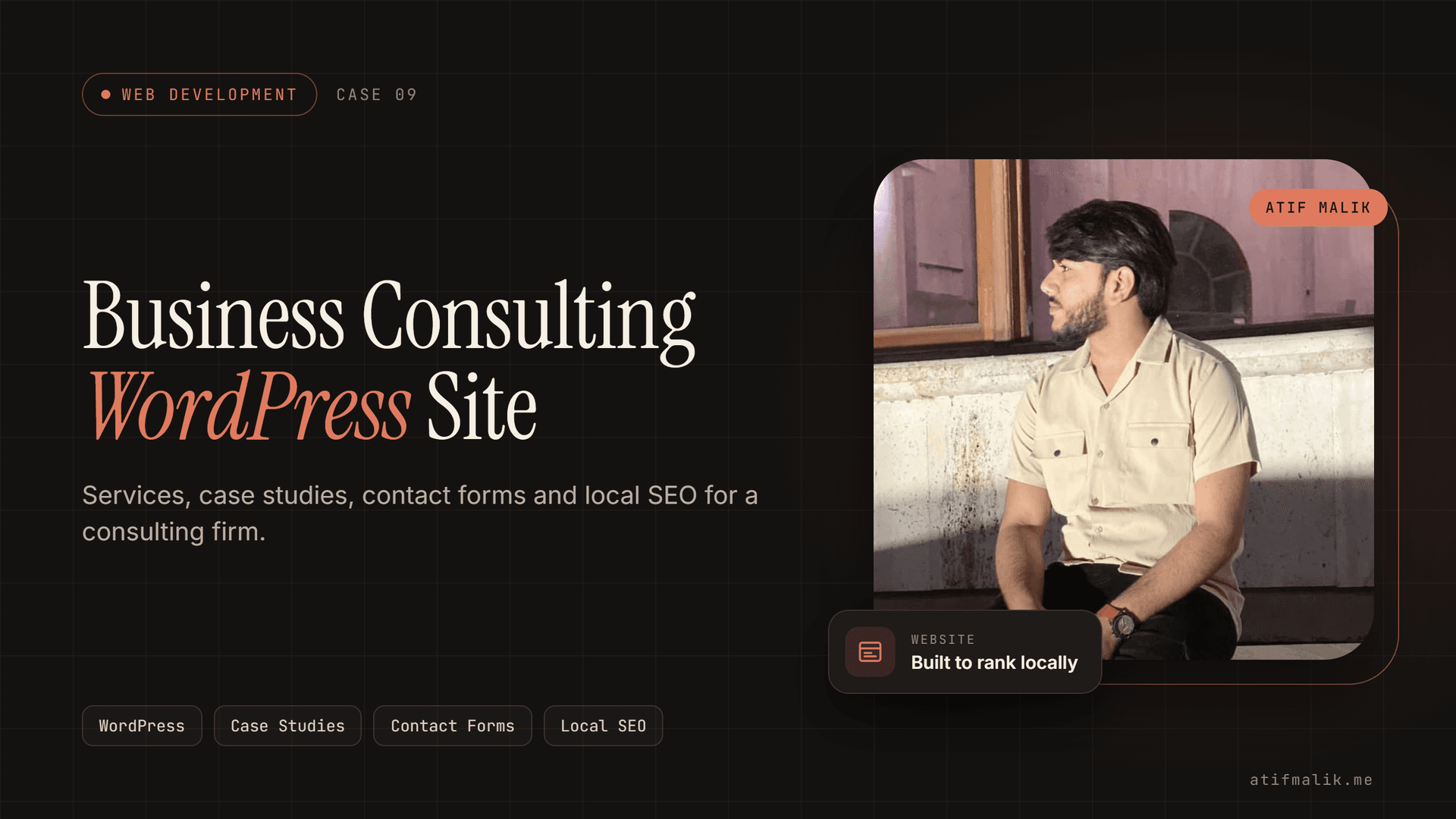 Business Consulting WordPress Website